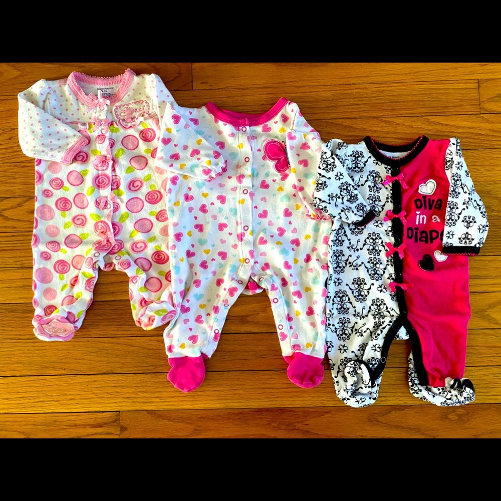 Newborn Girl’s Pajamas